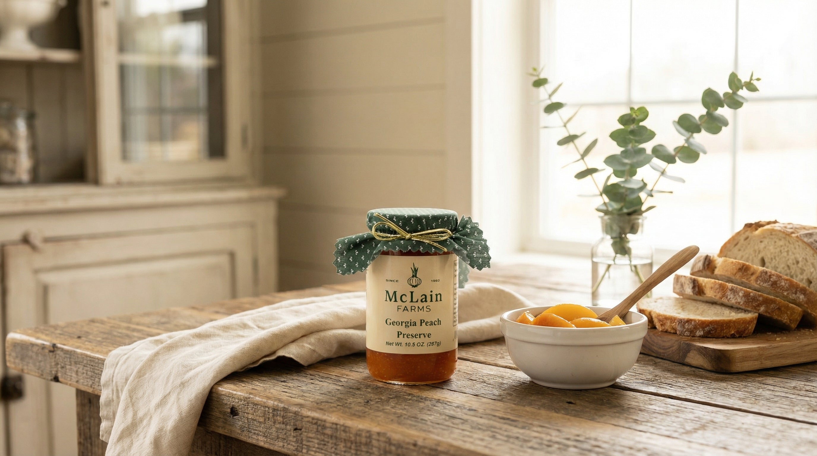 Georgia Peach Preserves 10.5oz – McLain Farms