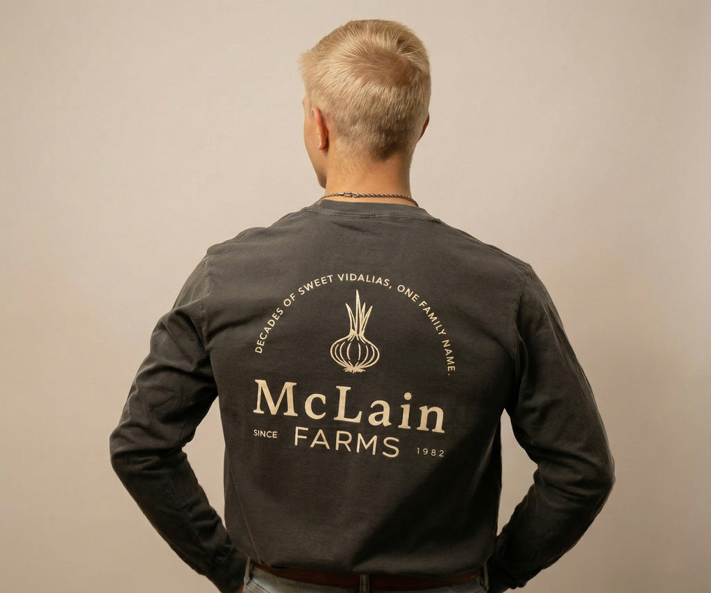McLain Farms Comfort Color Long Sleeve Tee Shirt