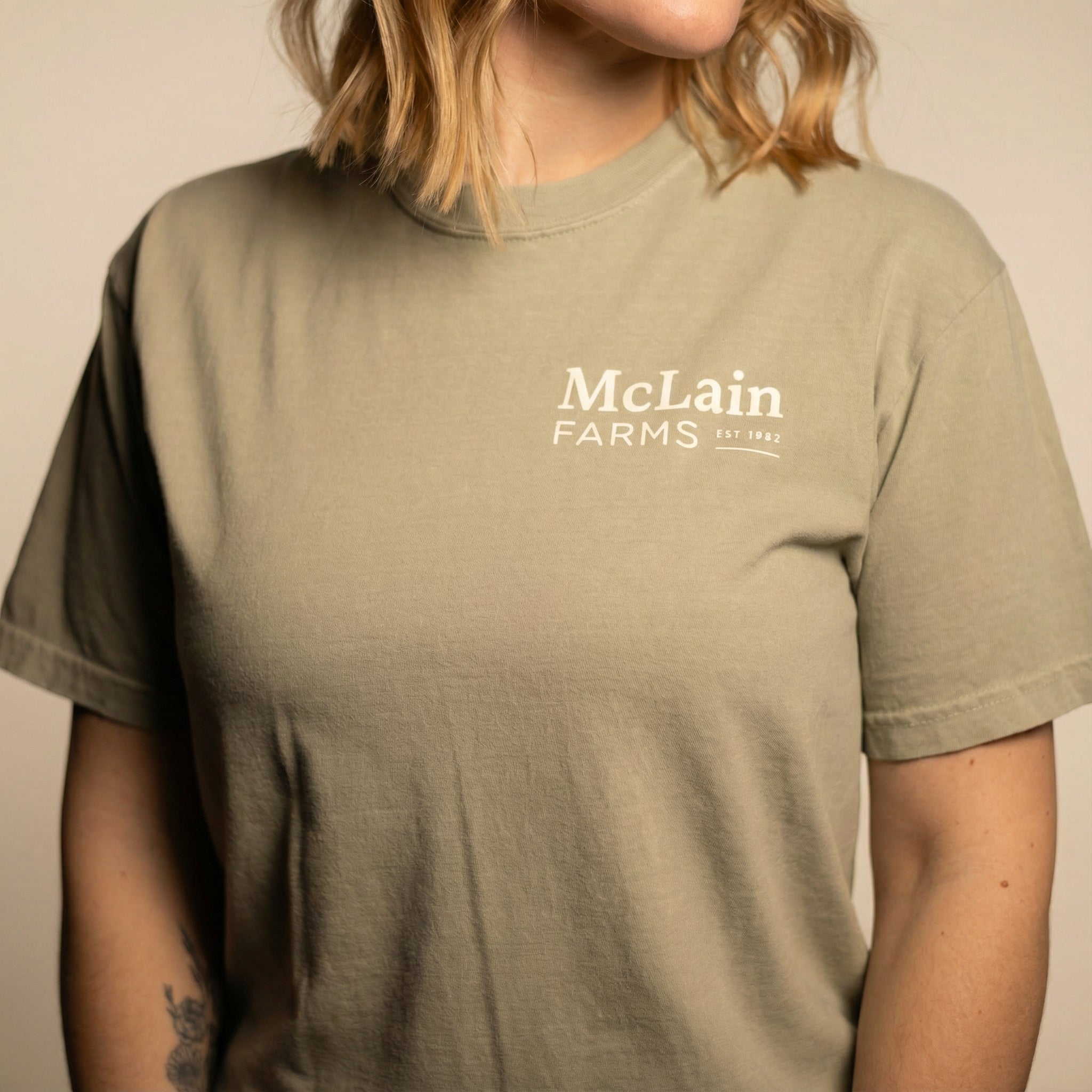 McLain Farms Comfort Color Short Sleeve Tee Shirt