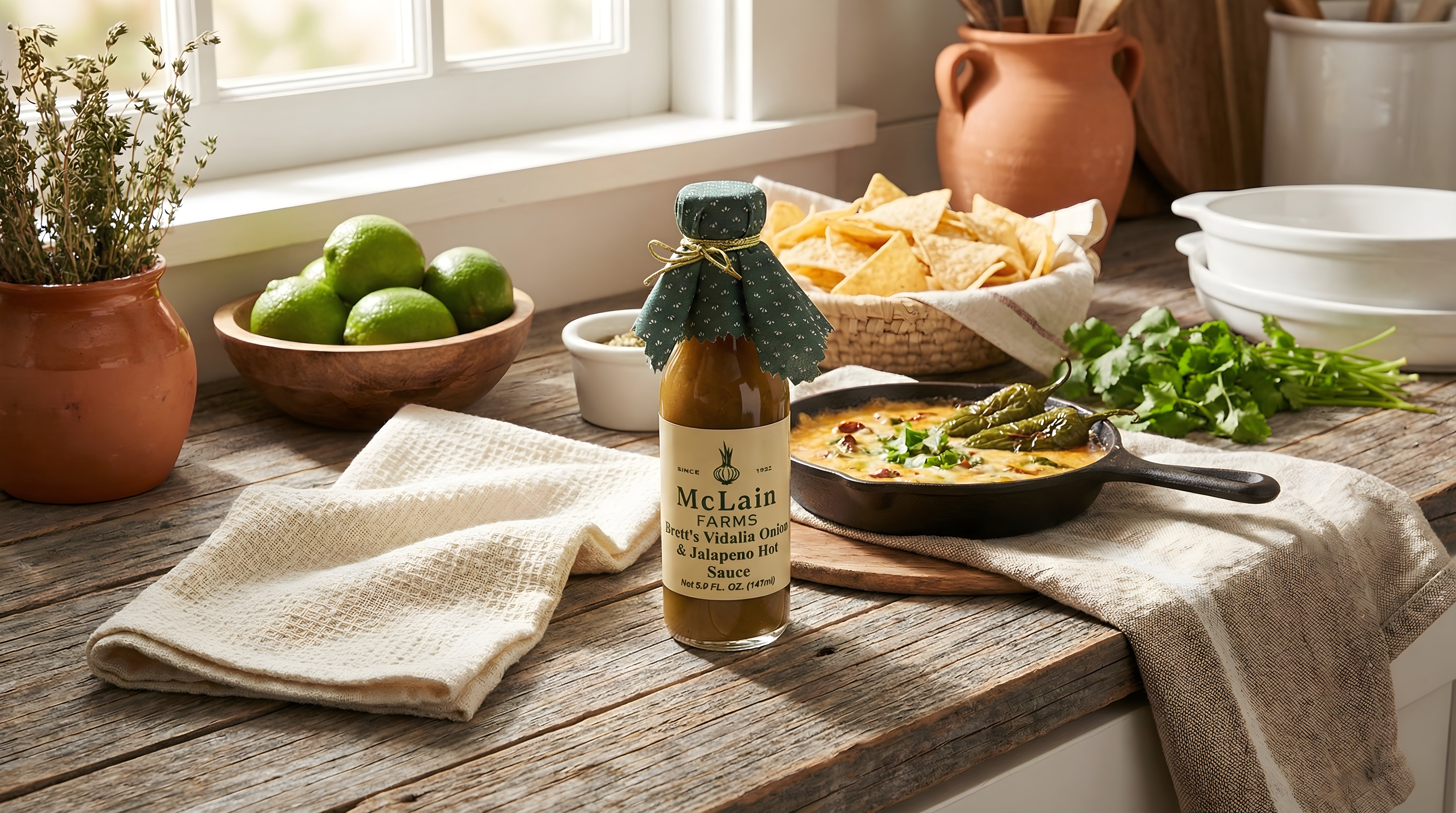 Brett's Vidalia Onion Jalapeno Hot Sauce 5oz – McLain Farms