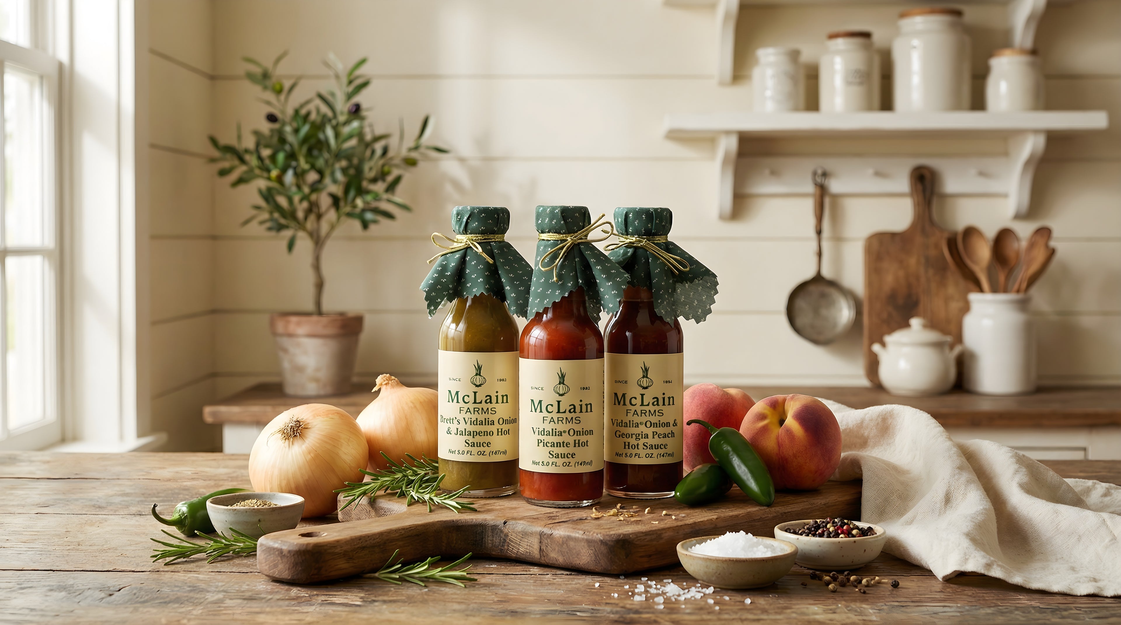 Vidalia Onion Hot Sauce Trio