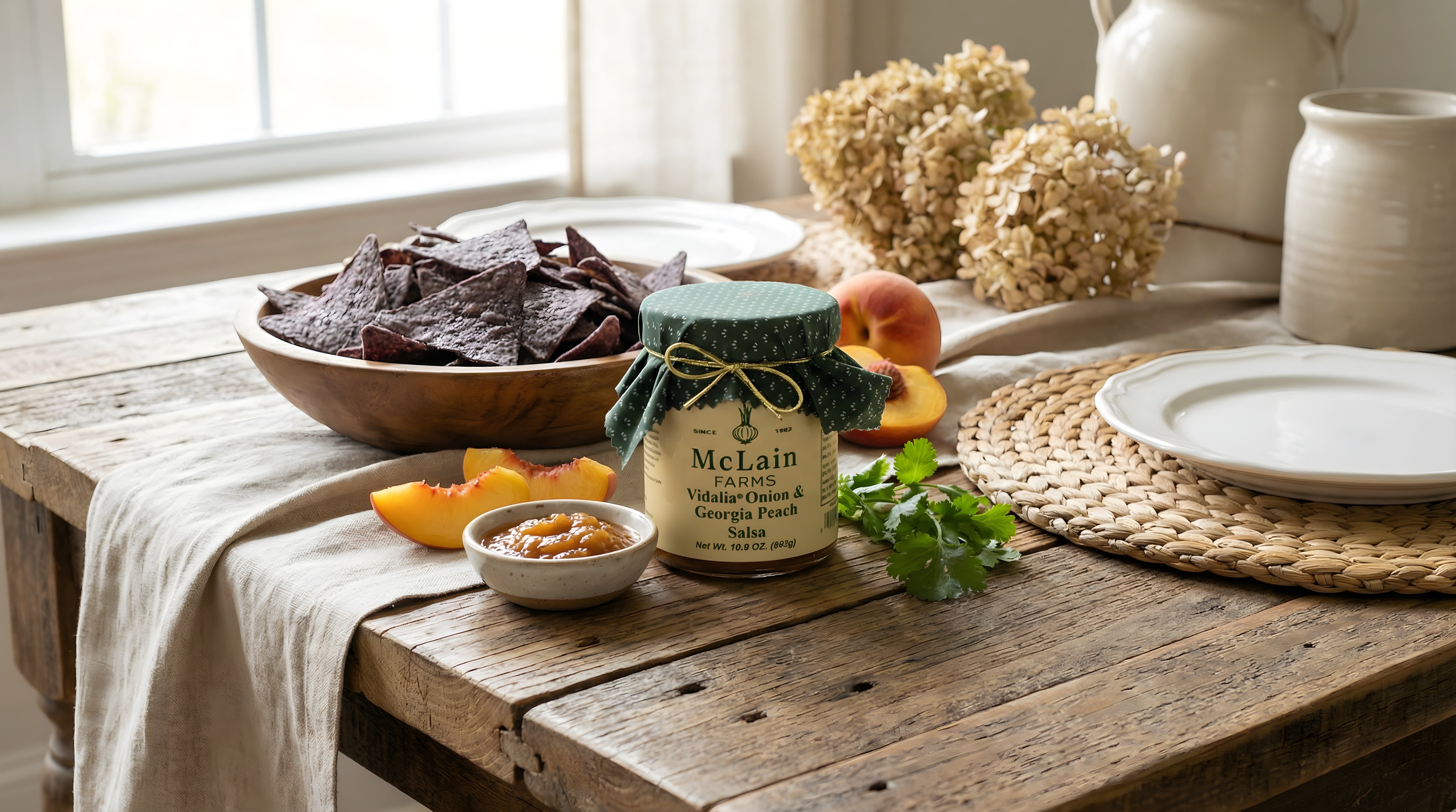 Vidalia Onion & Georgia Peach Salsa 10oz – McLain Farms