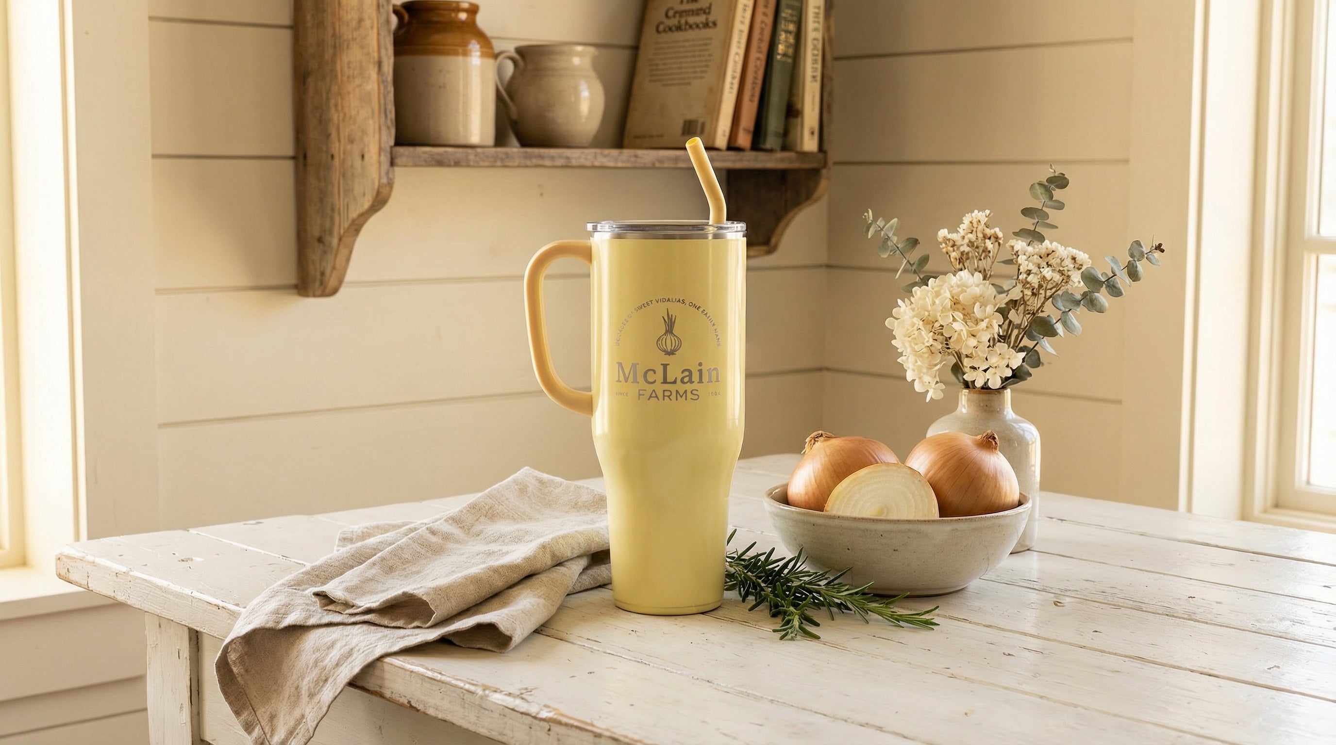 McLain Farms Shimmer Buttercup Mega Mug 40oz