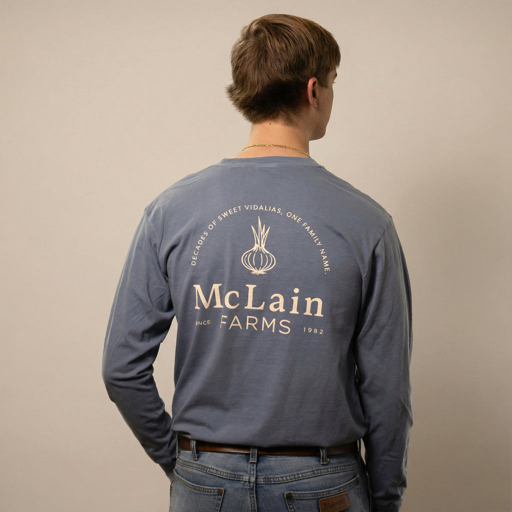 McLain Farms Comfort Color Long Sleeve Tee Shirt