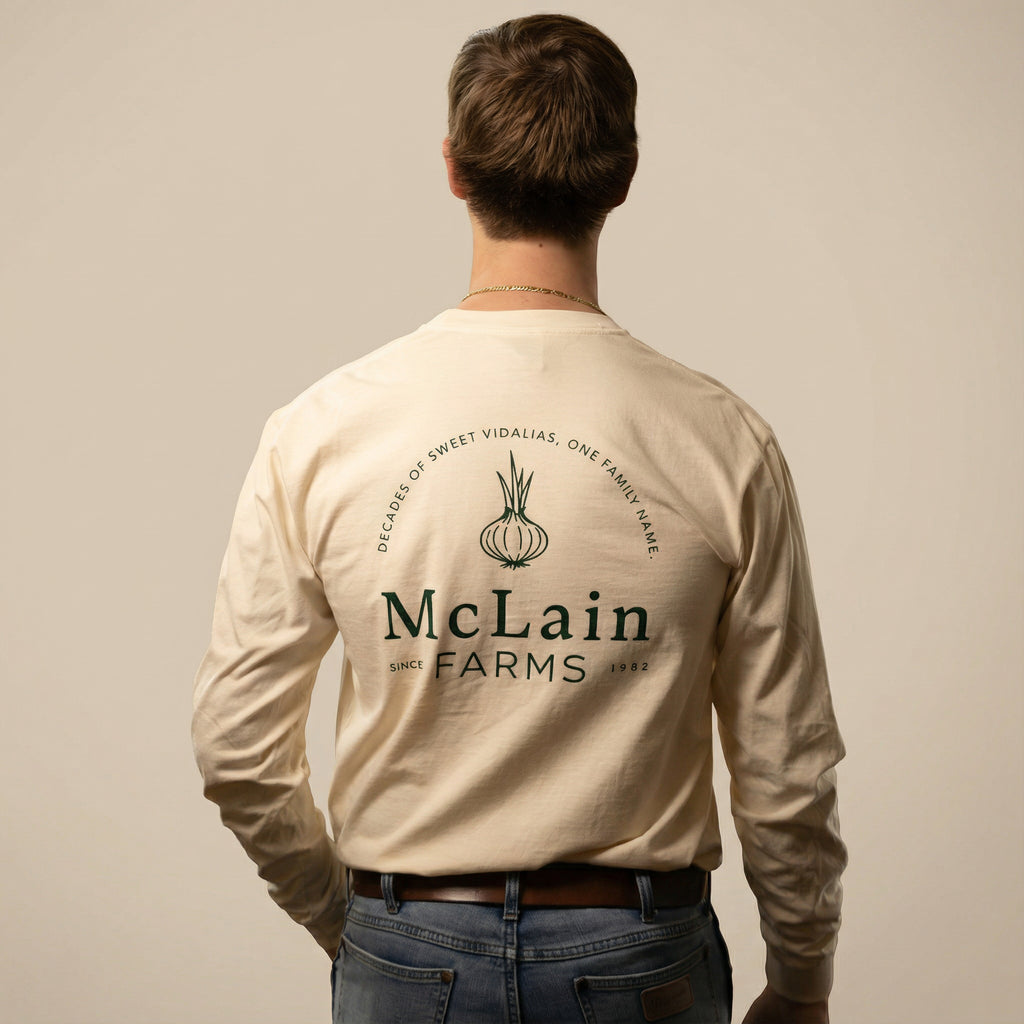 McLain Farms Comfort Color Long Sleeve Tee Shirt